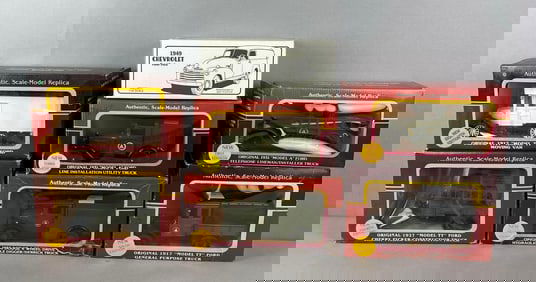 Group of 6 The Yorkshire Co Die- Cast Vehicles and More