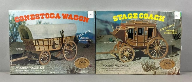 Group of 2 Allwood Brand Wood Model Kits