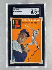 1954 Topps Ted Williams #1 SGC 3