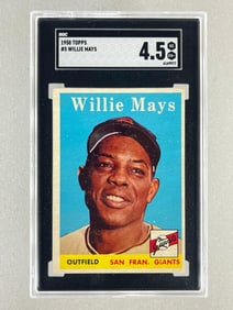 1958 Topps Willie Mays #5 SGC 4.5