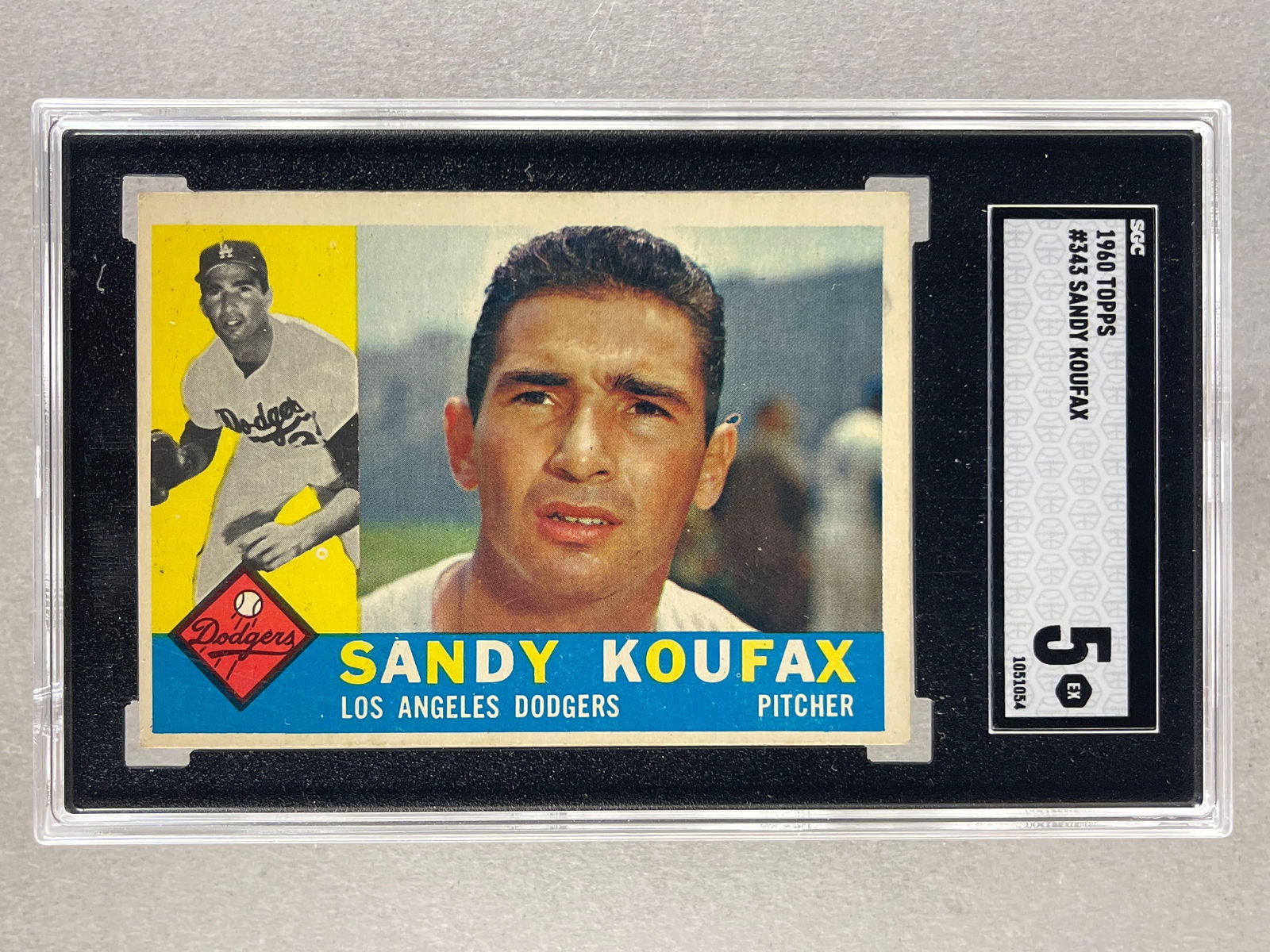 1960 Topps Sandy Koufax #343 SGC 5 (1 of 2)