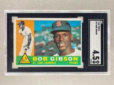 1960 Topps Bob Gibson #73 SGC 4.5