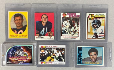 7 - 1958 - 2024 Chicago Bears HOFs and Rookies