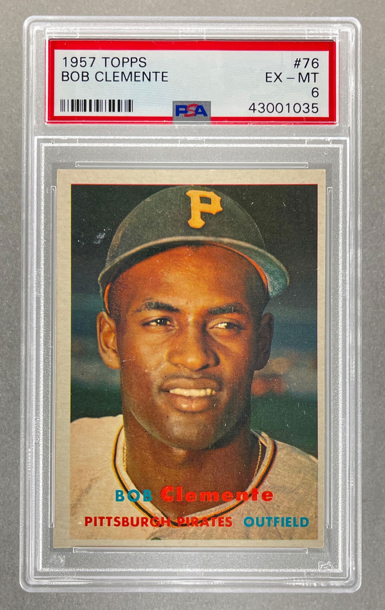 1957 Roberto Clemente #76 PSA 6 (1 of 2)