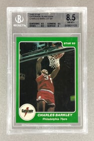 1985 Star Charles Barkley SP Gatorade Slam Dunk BGS 8.5