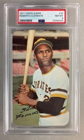 1971 Topps Super Roberto Clemente #37 PSA 8