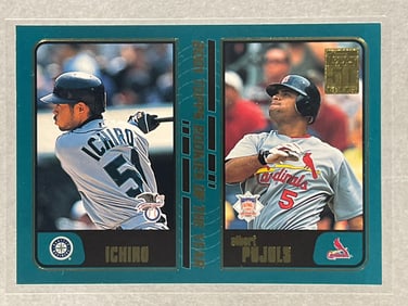 2001 Topps Traded Ichiro Suzuki/ Albert Pujols #T99 Rookie