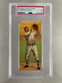 T201 Mecca Double Folders I. Thomas/ J. Coombs PSA 1