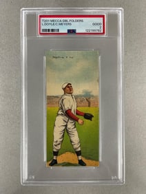 T201 Mecca Double Folders L. Doyle/ C. Meyers PSA 2