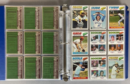 300+ 1960 - 88 Baseball HOFs, Stars, and Rookies Binder