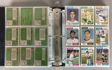 1974 Topps Baseball Complete Set + Traded and Red Team Checklist Sets