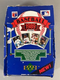 1989 Upper Deck Baseball Low Series Wax Box