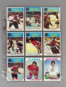 1975 Topps Hockey Near Complete High Grade Set 329/330