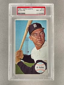 1964 Topps Giants Al Kaline #12 PSA 8