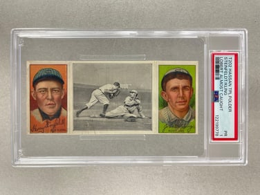 T202 Hassan Triple Folder Steinfeldt/ Kling, Lobert Almost Caught PSA 1