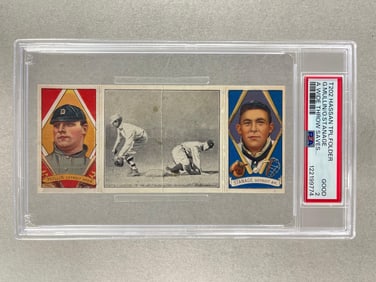 T202 Hassan Triple Folder Mullin/ Stanage, A Wide Throw Saves Crawford PSA 2