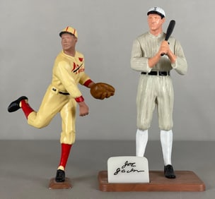 1990 Dizzy Dean Hartland Figurine Statute and Shoeless Joe Jackson Southland Plastics Statue