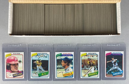 1980 Topps Baseball Complete High Grade Set