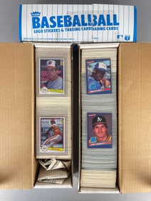 3- 1982 - 86 Fleer and Donruss Baseball Sets