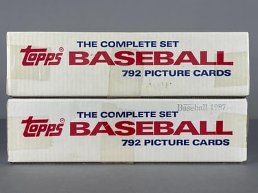 1986 - 87 Topps Baseball Complete Factory Sealed Sets
