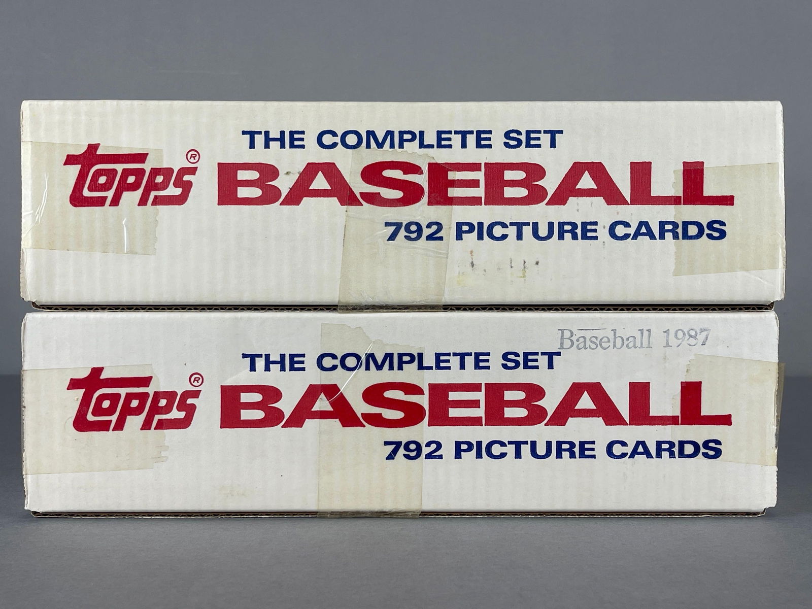 1986 - 87 Topps Baseball Complete Factory Sealed Sets (1 of 4)