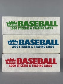 1986, 87, 88 Fleer Baseball Factory Sets