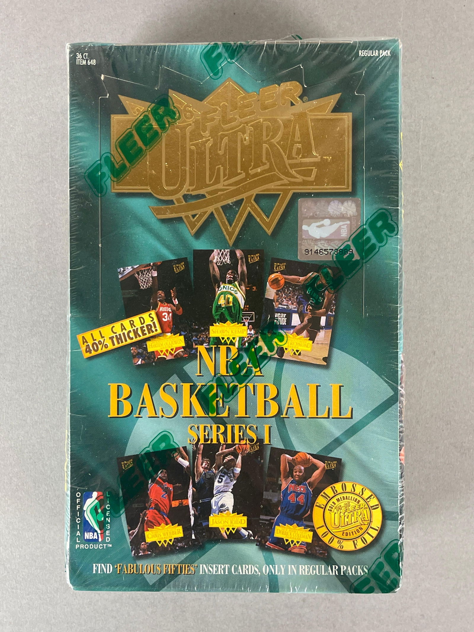 1995 Fleer Ultra Basketball Series 1 Factory Sealed Box: 1995 Fleer Ultra Basketball Series 1 Factory Sealed Box