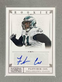 2012 National Treasures Fletcher Cox Auto Rookie 77/99