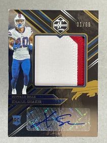 2022 Panini Limited RPA Jumbo Patch Auto Khalil Shakir 1/99