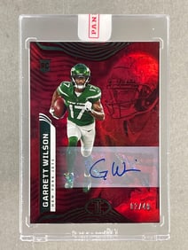 2022 Panini Illusions Red Auto Garrett Wilson 2/49