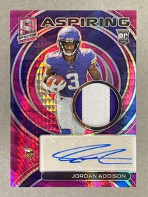 2023 Panini Spectra Aspiring Patch Auto Jordan Addison RPA 22/25
