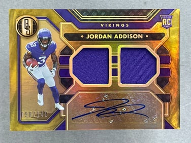 2023 Panini Gold Standard Jersey Auto Jordan Addison RPA 98/149