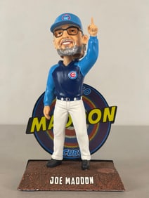 Rare Joe Maddon Chicago Cubs Player Weekend Bobblehead 144/360
