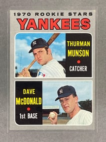 1970 Topps Thurman Munson #189 Rookie