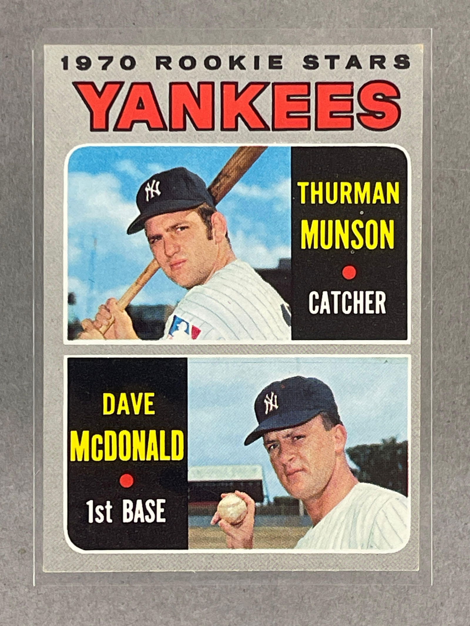 1970 Topps Thurman Munson #189 Rookie (1 of 2)