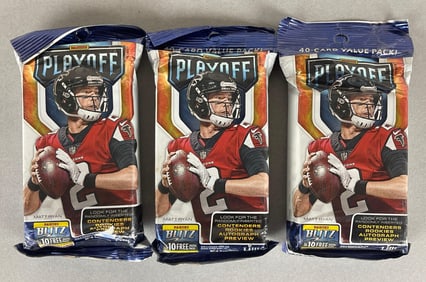 3 - 2018 Panini Playoff Football Jumbo Value Pack