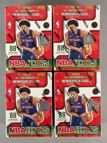 4 - 2021 - 22 NBA Hoops Basketball Blaster Boxes