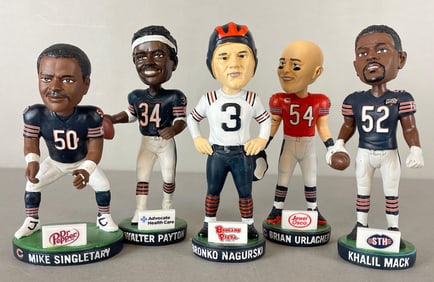 2019 Walter Payton, Nagurski, Singletary, Urlacher, and Mack Chicago Bears 100th Anniversary