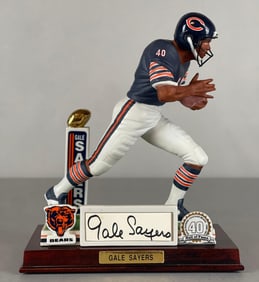 1993 Sports Impressions Gale Sayers signed Figurine Statue 479/975