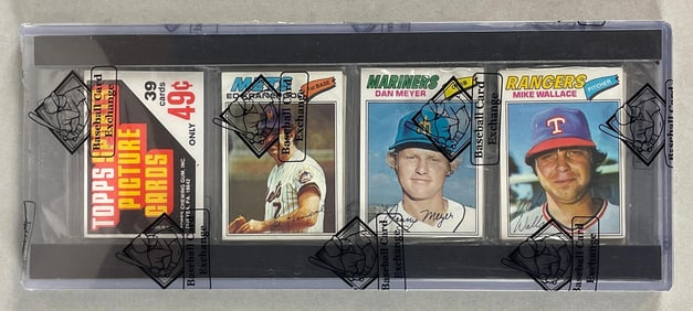 1977 Topps Baseball Rack Pack BBCE Sealed