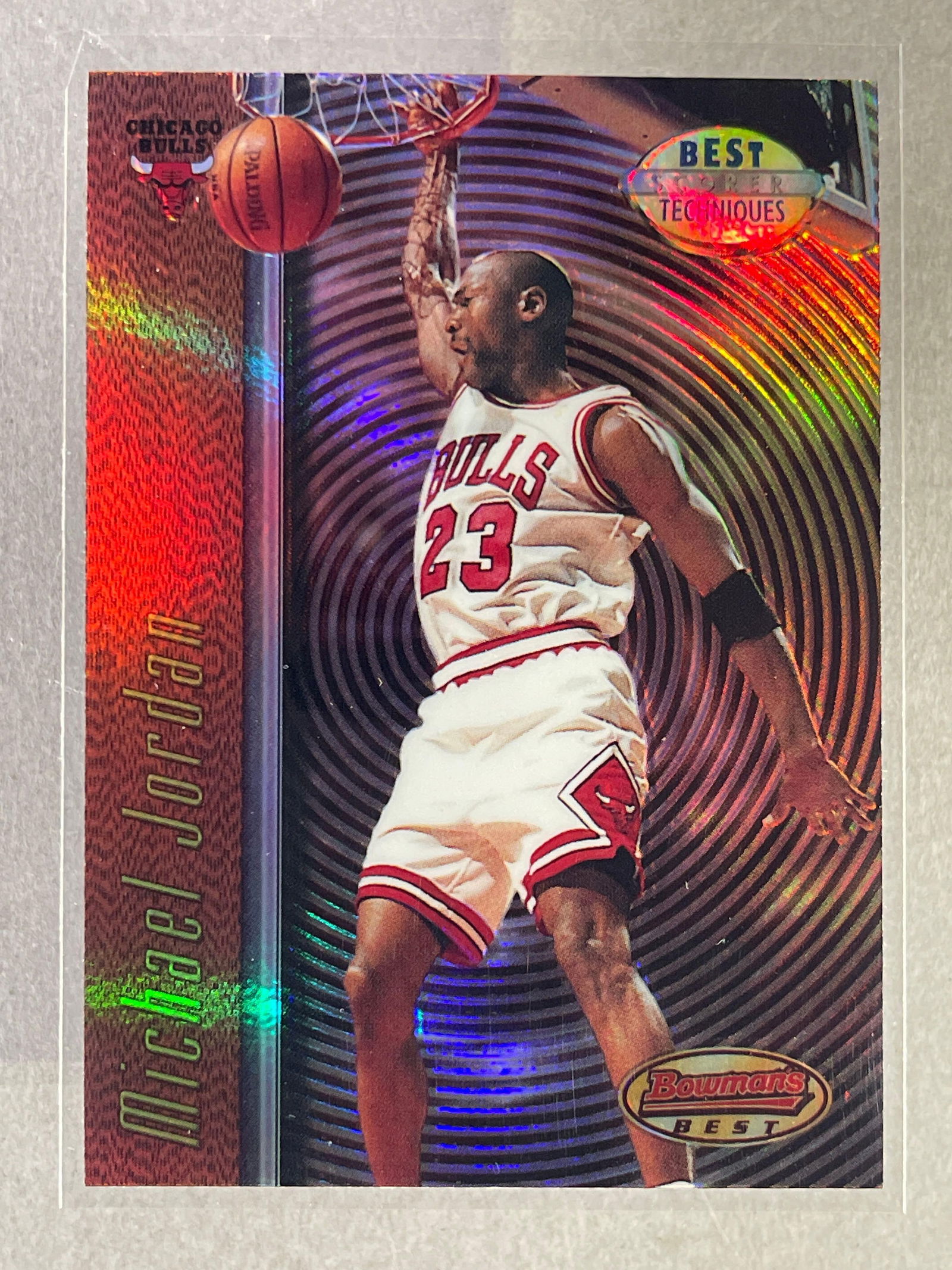 1997 Bowmans Best Techniques Refractor Michael Jordan #t2 Auction