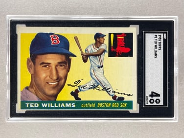 1955 Topps Ted Williams #2 SGC 4