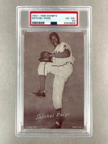1947 - 1966 Exhibits Satchel Paige PSA 4.5