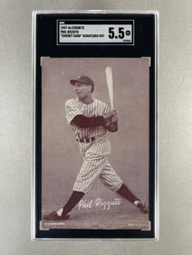 1947 - 66 Exhibits Phil Rizzuto SGC 5.5 Exhibit Card Scratched Out