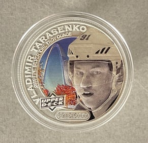 2017 Upper Deck Hockey Vladimir Tarasenko 1 Troy Ounce Silver Round /5000