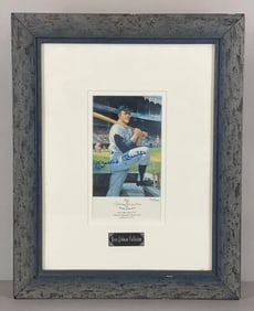 Framed and Signed Mickey Mantle Week of Dreams Fantasy Camp Card from Greer Johnson Collection 26/10