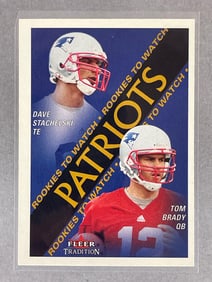 2000 Fleer Tradition Glossy Tom Brady #352 Rookie