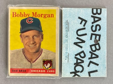 1958 Topps Baseball West Corps Cello Fun Pack