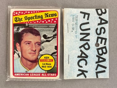 1969 Topps Baseball West Corps Cello Fun Pack