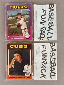 2 - 1975 Topps Baseball West Corps Cello Fun Packs